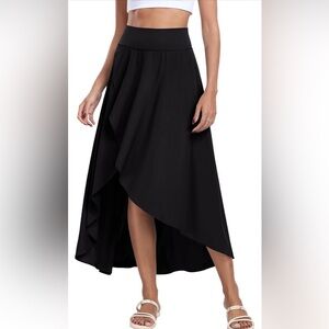 iuga high low, skirt with shorts.  Cellphone pocket- L